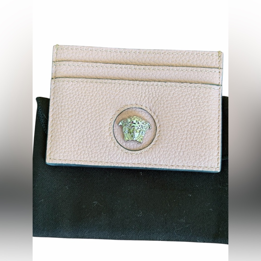 Versace La Medusa Leather Card Holder with Dust bag and box - Picture 11 of 14
